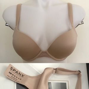 NEW SPANX Pillow Cup Nude Bra 36B Comfortable 🔥